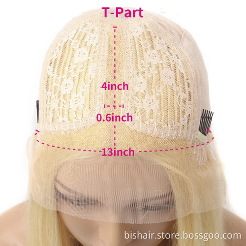 613 blonde straight hd T lace front human hair wigs unprocessed 100% virgin full lace human hair wig natural full lace wigs